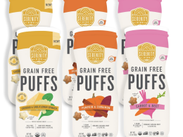 Serenity Kids 6+ Months Grain-Free Toddler & Baby Puffs - No Added Sugar - No Gluten or Rice - BPA & Allergen-Free, with Organic Cassava, Veggies & Herbs - Puffs Variety Pack - 6 Count